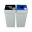Poubelle combinée à recyclage double 44 gallons Sturdy Essentials Smart Sort pour les entreprises, les écoles, les halls d'entrée et les espaces publics