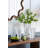 Vase - Set of 3 - 5.5" x 4" x 9" - Clear