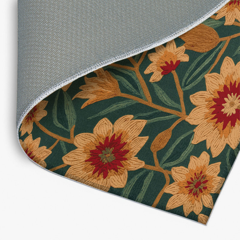 Tapis vert d'intérieur et d'extérieur Botanical, Rectangulaire 2 pi x 3 pi