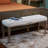 Eryc Linen Blend Upholstered Bench