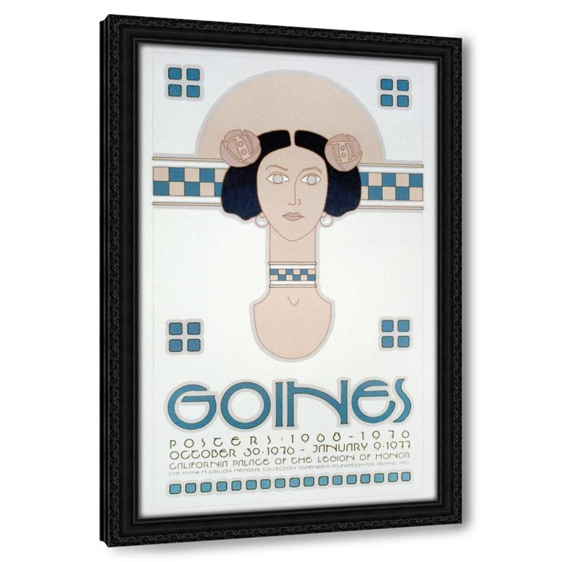 Goines, affiches; 1968-1976 (1980), H 32 po x l 22 po