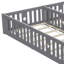Floor Bed Frame Solid Pine Wood-1994206480