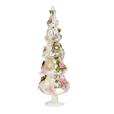 Jeweled Tree Pink Large  17 Inches