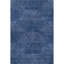 Tapis bleu marine de qualité supérieure lavable à la machine Prisco-638100393