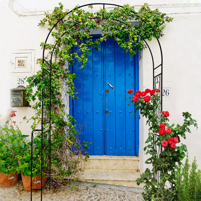 Arche de jardin en métal l 55 po x H 94,5 po Arbora