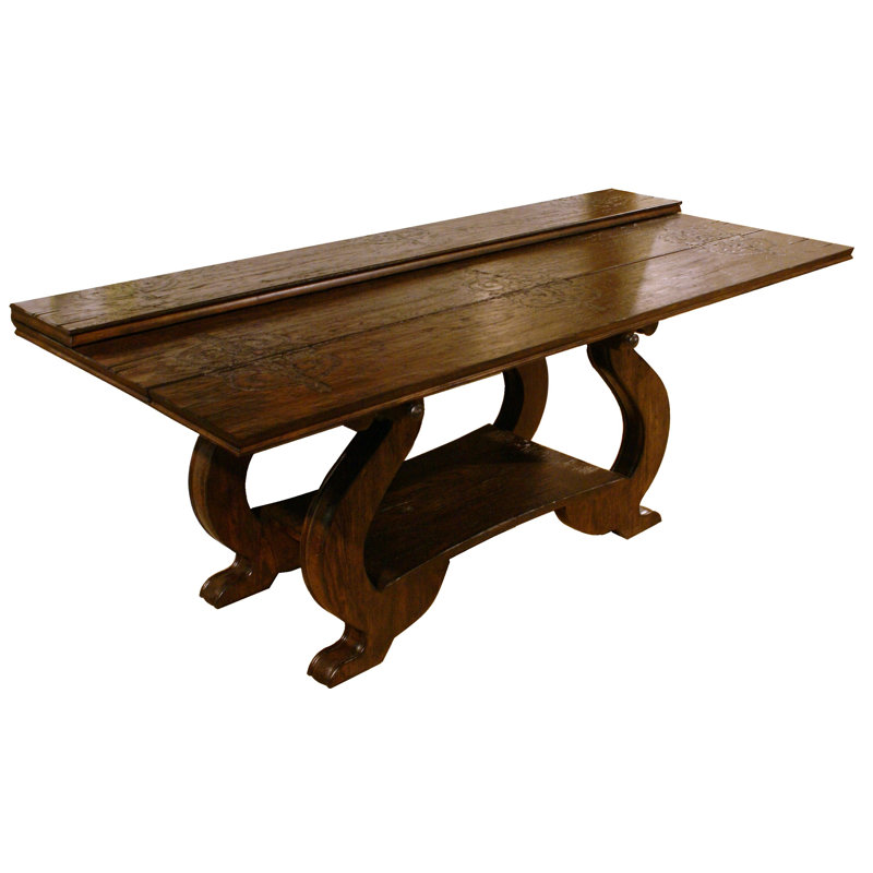 Lorraine Solid Wood Dining Table, 42" W x 72" L