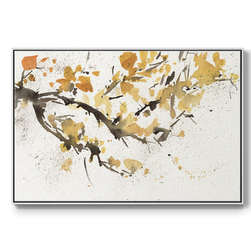 Branche d'arbre aquarelle I, Blanc, H 27 po x l 41 po x P 2 po