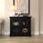 Eleana 32.4" W 2-Door Manufactured Wood Accent Cabinet with Acrylic Panels-1040388762