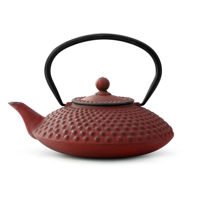 Théière en fonte 5,3 tasses Xilin, Rouge