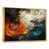 Cadre flottant doré