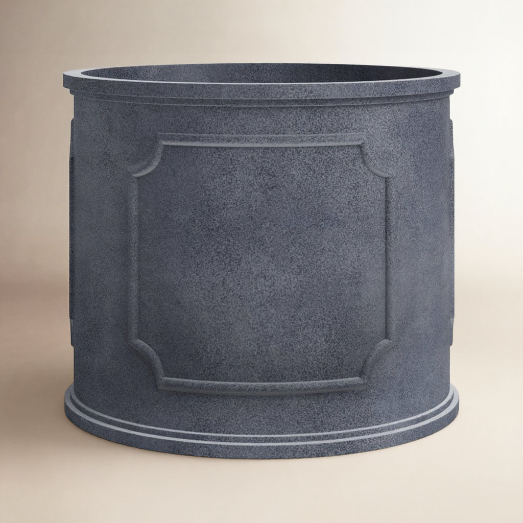 Dyer 24" Pot Planter, 11" H x 12.5" W x 12.5" D, Lead Lite