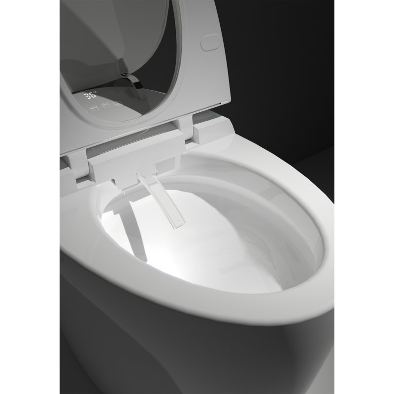 Toilette intelligente avec bidet intégré, Blanc