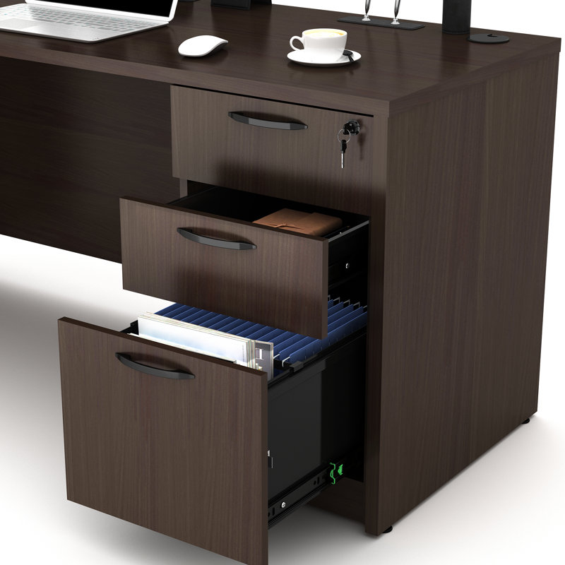 Parven Executive Desk, Espresso