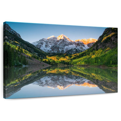 Alvord Maroon Bells Lake Sunshine