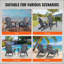 Ensemble de 2 chaises en plastique Adirondack