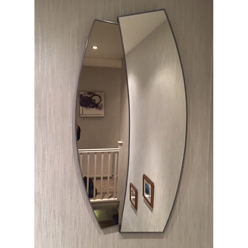 Sheridan Flat Wall Mirror, Bronze