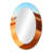 Desert Dreams Oasis II - Landscapes Oval Decorative Mirror On Metal-506576597