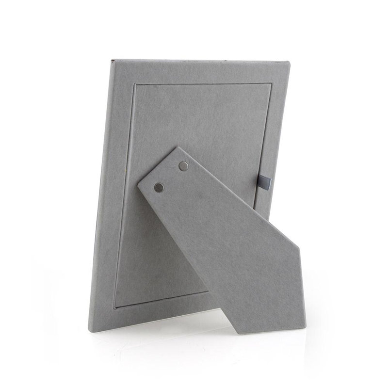 Silver Faux Horn 4x6 Tabletop Picture Frame