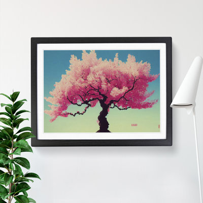 Cheerful Cherry Blossom Tree - Single Picture Frame Painting