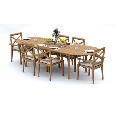 Granada Outdoor - Piece Teak Dining Set