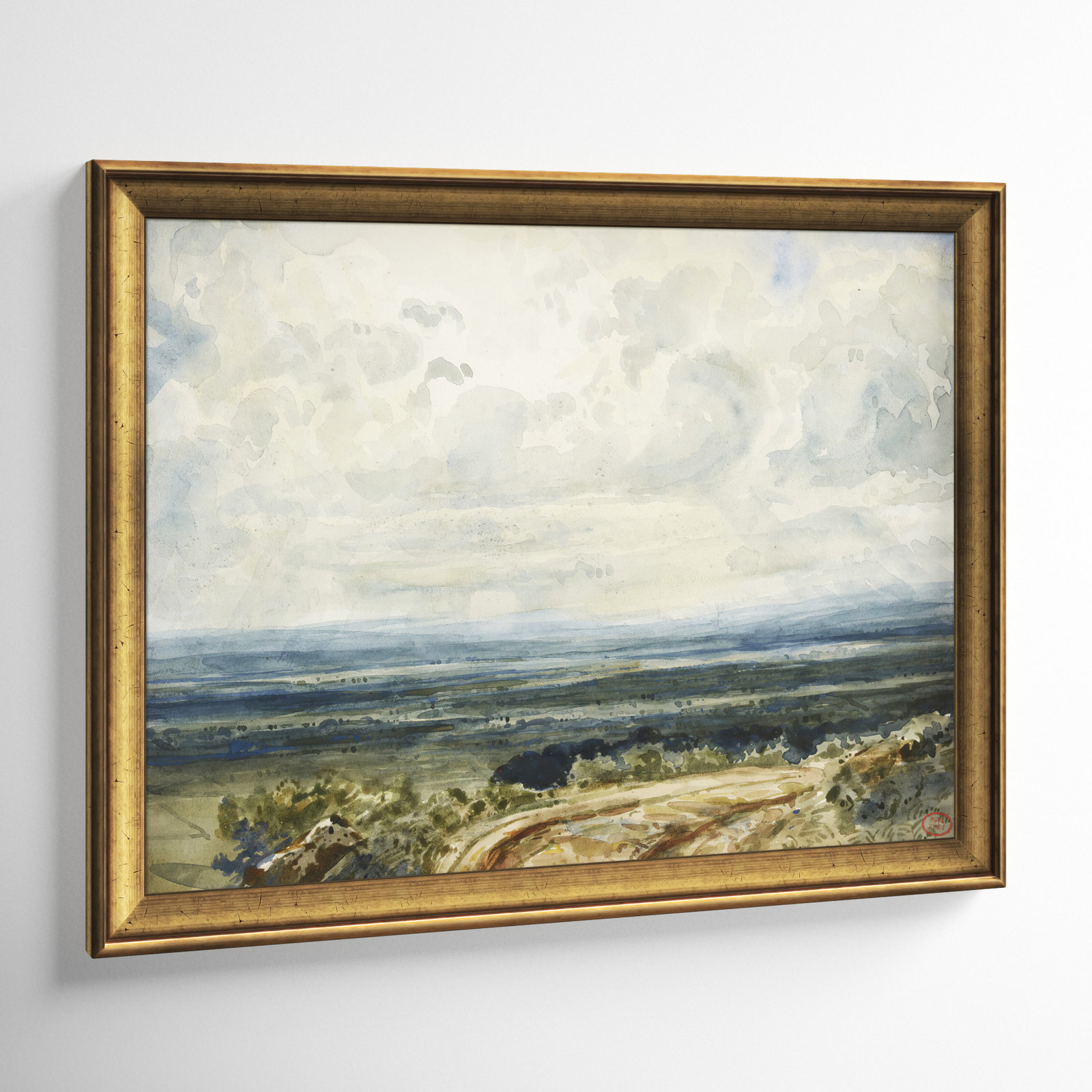 Sun Ray Landscape Print