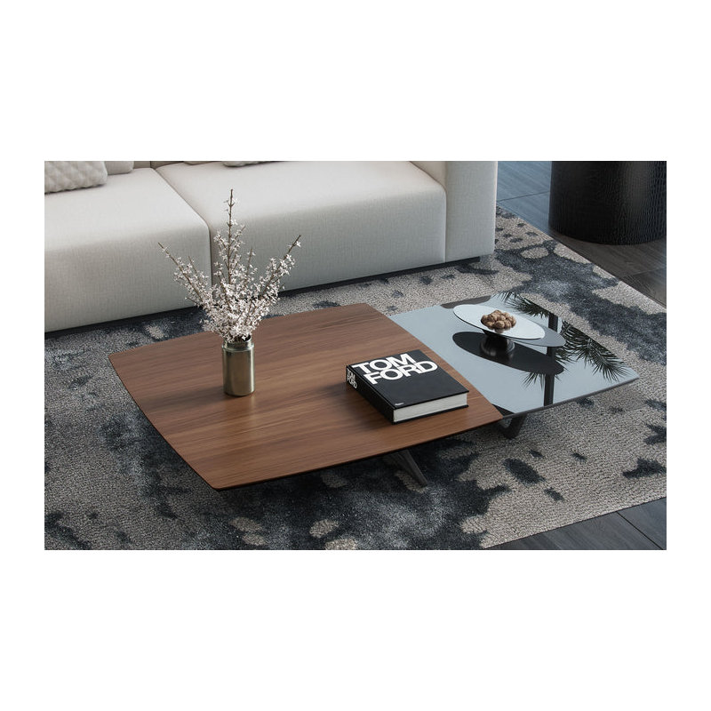 Belvedere Solid Wood Top Nesting Coffee Table