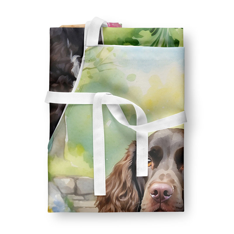 Tablier de jardin American Water Spaniel Spring