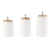Blanc / brun / transparent est en rupture de stock