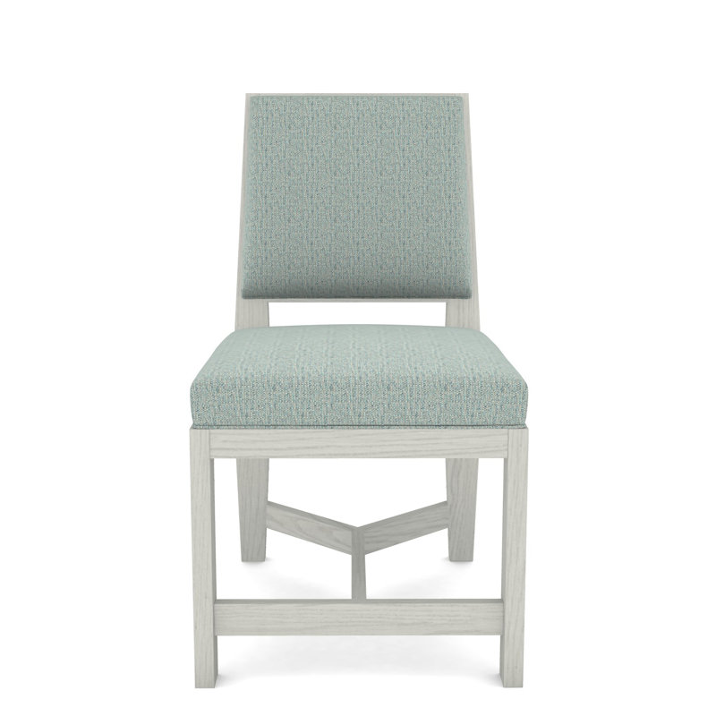 Thom Filicia Home Upholstered Back Side Chair, Casa Blanca, Tuck Water