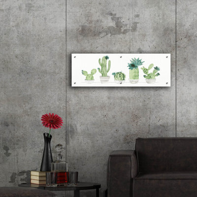 Sweet Succulents 1 Panel' by Pela Studio Acrylic Glass Wall Art
