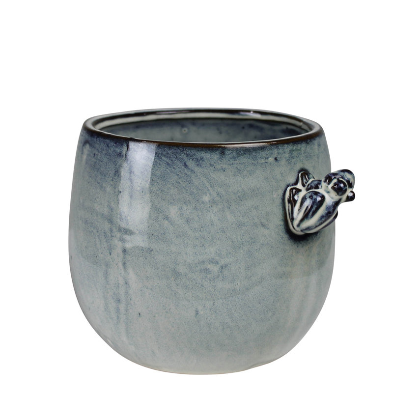 Cache-pot Grenouille, céramique - 4 po