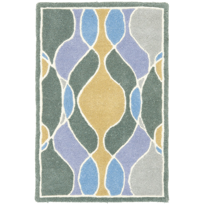 Tapis en laine et viscose Amier Soho, Rectangle 3 pi 6 po x 5 pi 6 po