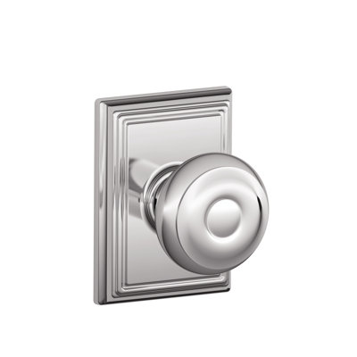 Georgian Knob with Addison Trim Hall and Closet Lock