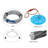 Zipline Kit for Kids and Adult, 120 ft Zip Line Kits Up to 500 lb, Backyard Outdoor Quick Setup Zipline, Playground Entertainment with Stainless Steel Zipline, Spring Brake, Safety Harness, Seat