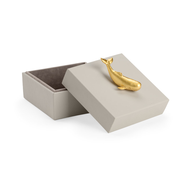 Pam Cain Decorative Box, Gray