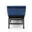 Chaise longue avec tissu en velours-868575480
