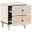 40cm W Solid Wood Bedside Table