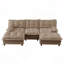 Canapé modulaire moderne avec repose-pieds, canapé et siège en chenille 3 places Modern-2085184431