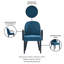 Chaise de salle à manger rembourrée Hillman-746745467