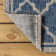 Hague Moroccan Trellis Textured Weave Navy/Gray Indoor/Outdoor Rug