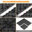 Carreaux de patio en pierre de 12 po à texture de pierre, carreaux de terrasse à emboîtement de module de bricolage, carreaux de cour faciles et rapides à installer pour le porche, le balcon de la piscine, la cour arrière, 44 pièces-123358900