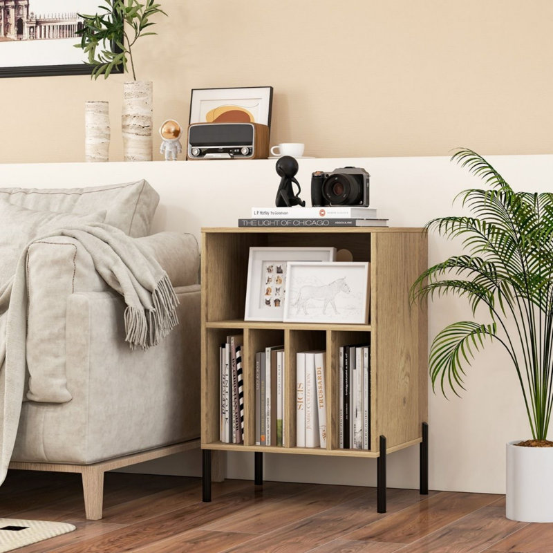 78cm H Media Shelves, Natural