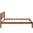 Walnut Twin Solid Wood Bed Frame