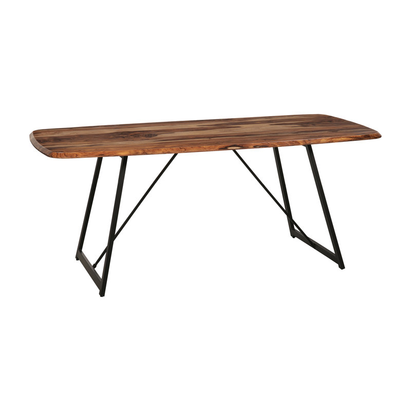 Iron and Wood Dining Table
