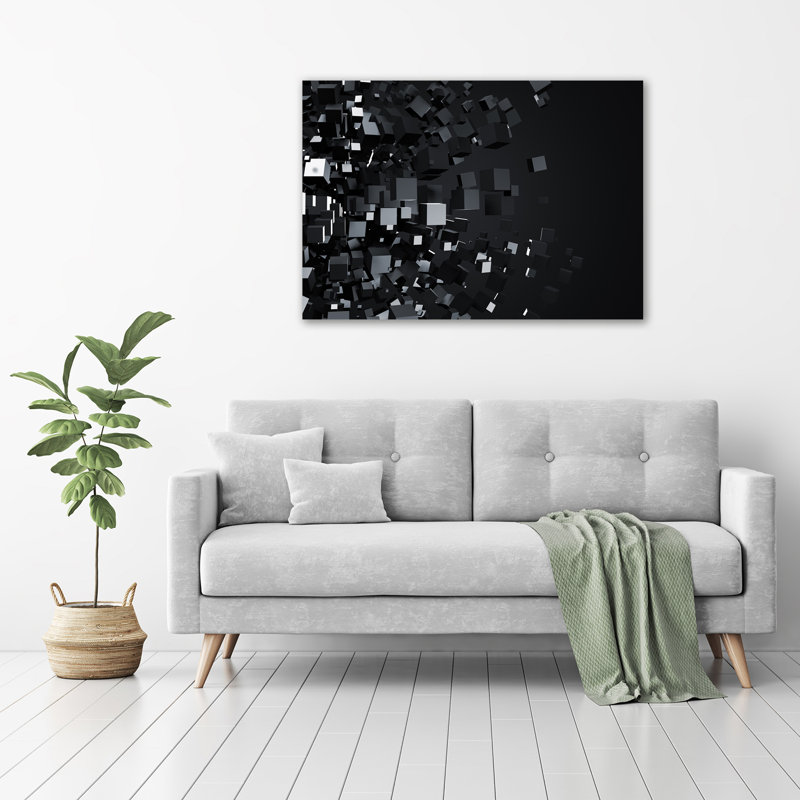 3D Abstraction - Wrapped Canvas Print