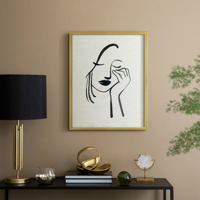 Day Dreamer II, reproduction encadrée - bois massif
