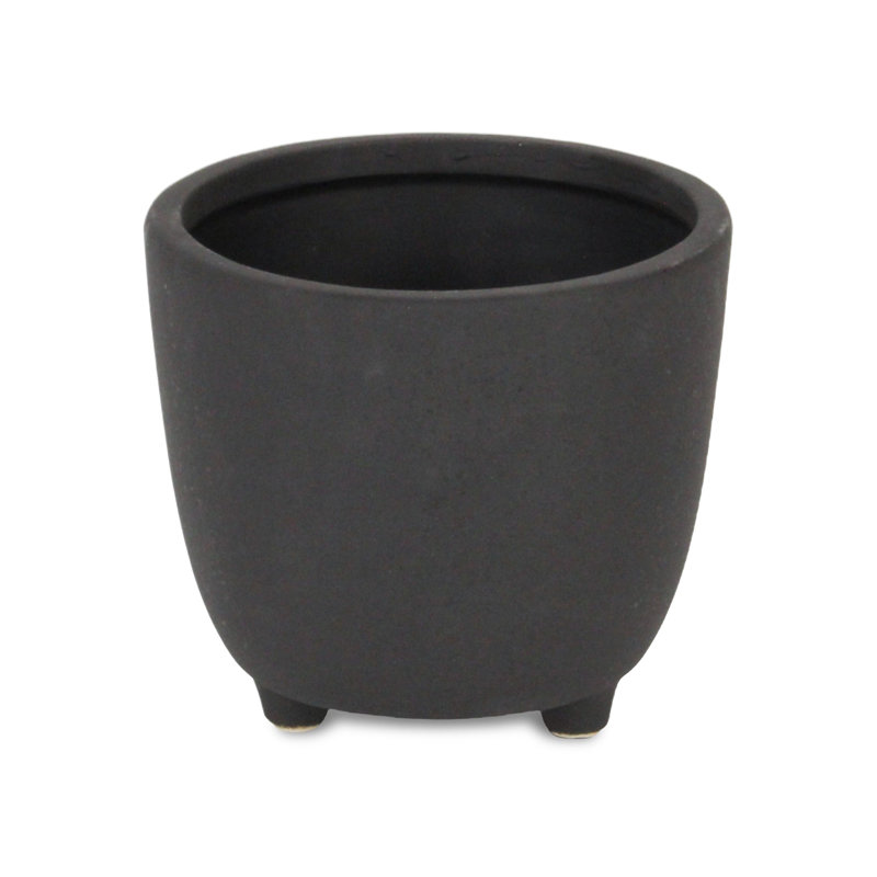 Tressy Handmade Ceramic Pot Planter, 6.25" x 6.75" x 6.75"