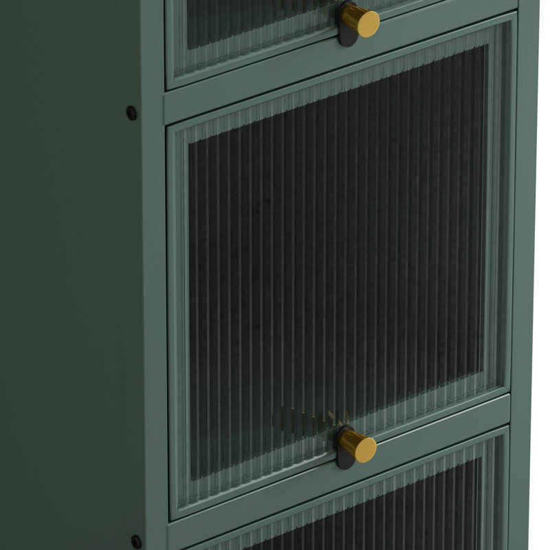 Armoire moderne avec rangement, Vert foncé