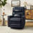 Chikako Genuine Leather Swivel Rocker Manual Recliner-70690533