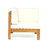 Oana -5-Piece V Shape Sofa Set, Beige